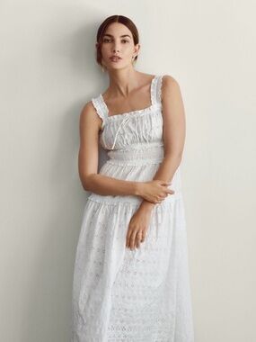 Gap x DOEN white eyelet dress